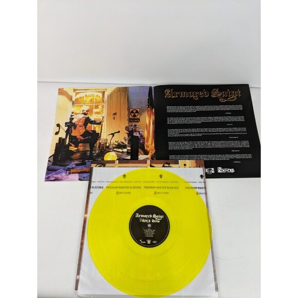 Armored Saint Delirious Nomad 2022 LP Yellow Vinyl Metal Blade 3984-15822-6 - Picture 9 of 12